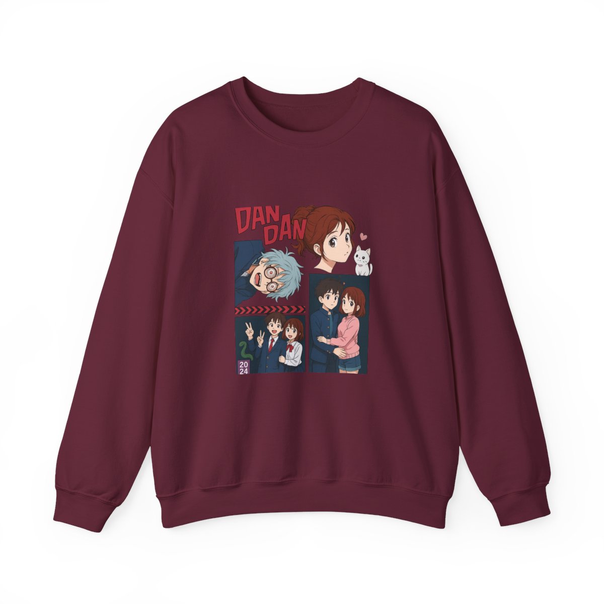 Dandadan Anime Bold Comic Graphic Sweatshirt - alternate angle 5, merchandise