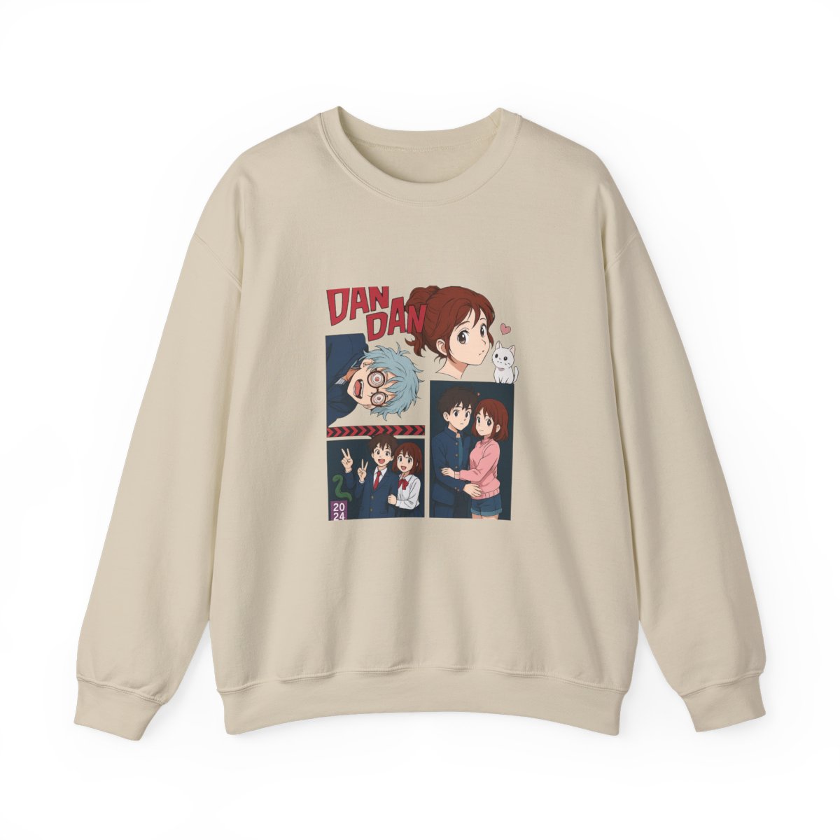 Dandadan Anime Bold Comic Graphic Sweatshirt - alternate angle 3, merchandise