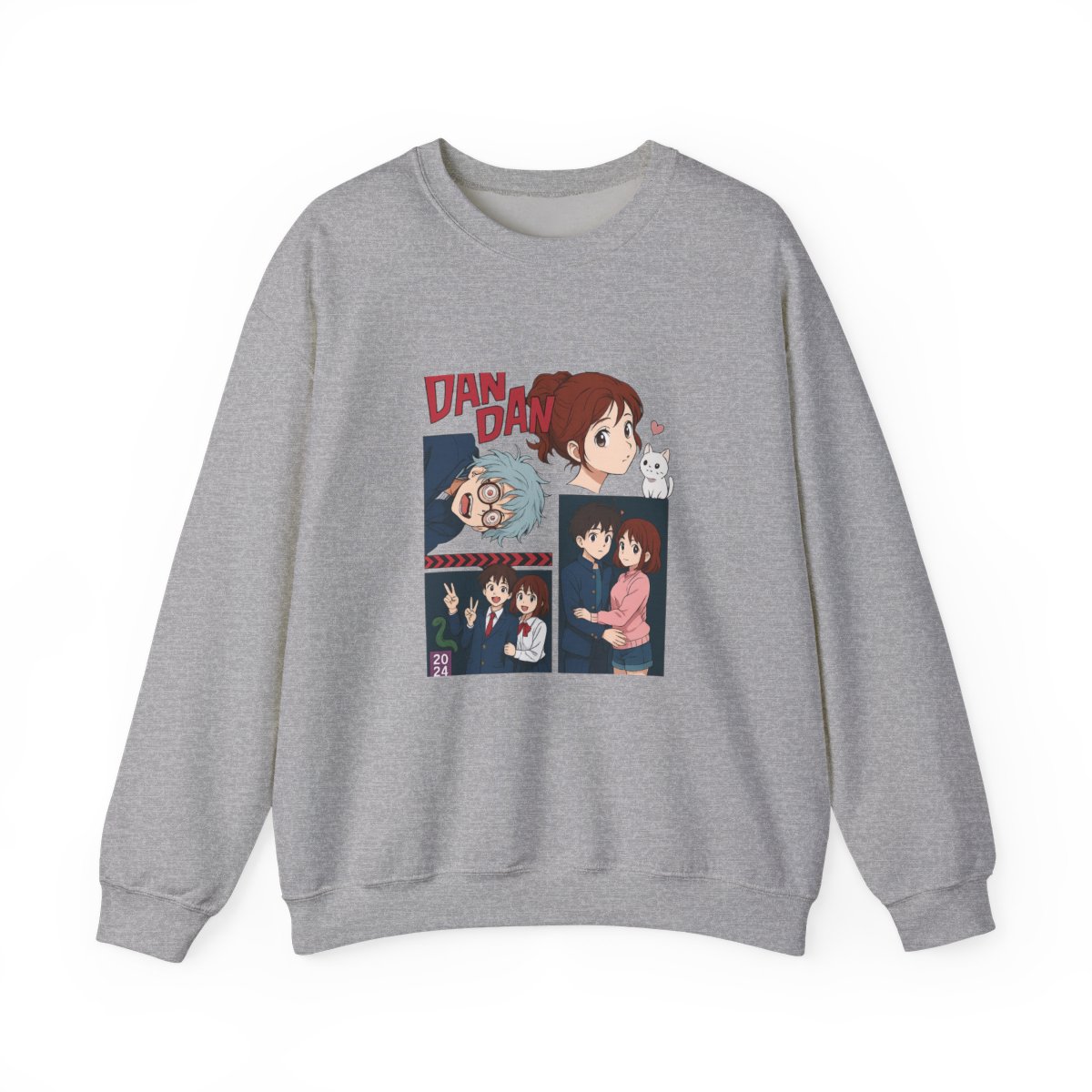 Dandadan Anime Bold Comic Graphic Sweatshirt - alternate angle 4, merchandise
