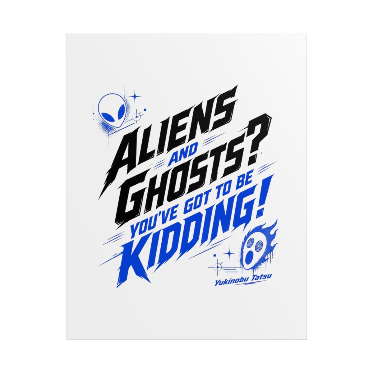 Dandadan "Aliens and Ghosts? You" Poster - alternate angle 1, merchandise