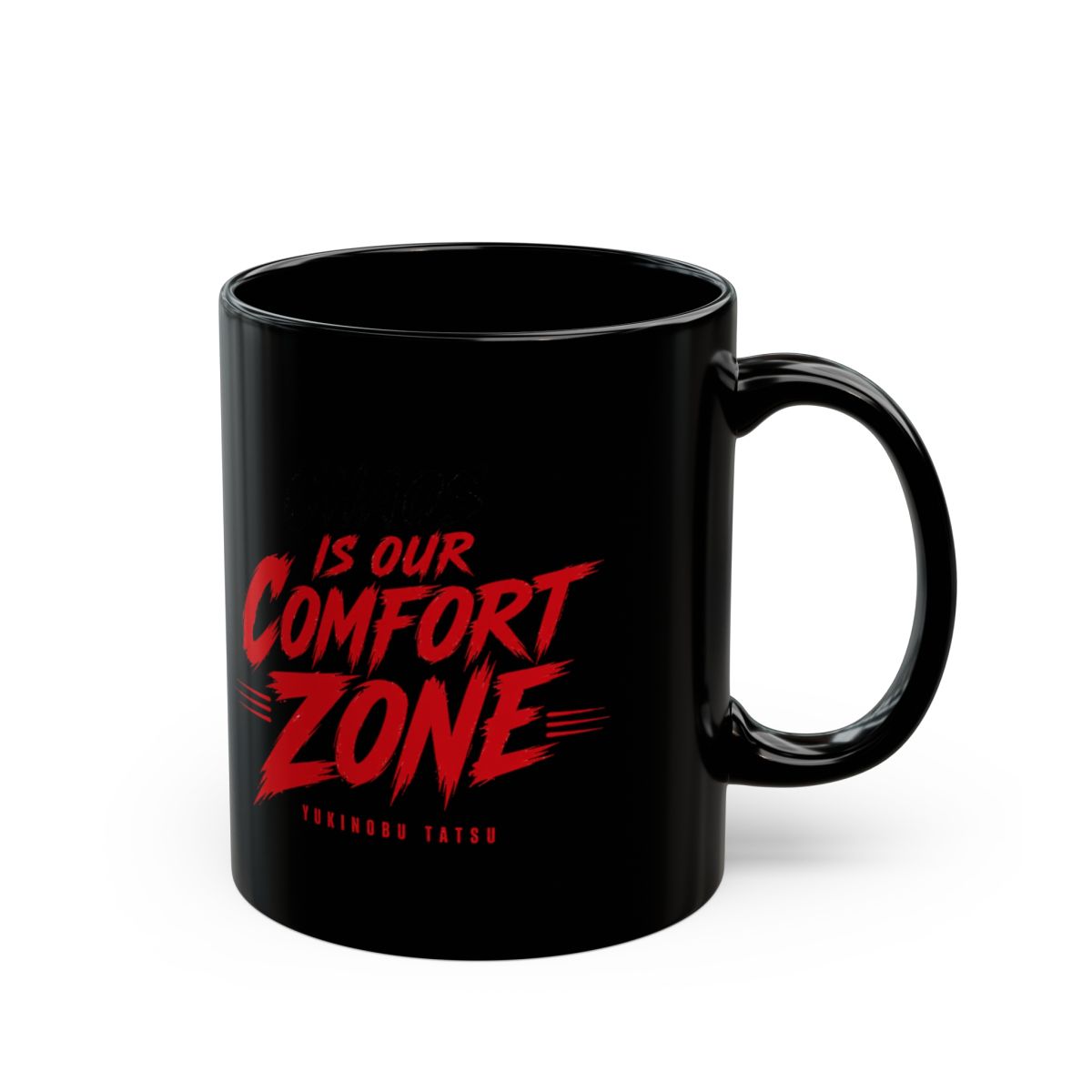 Dandadan "Chaos is Our Comfort Zone" Black Mug