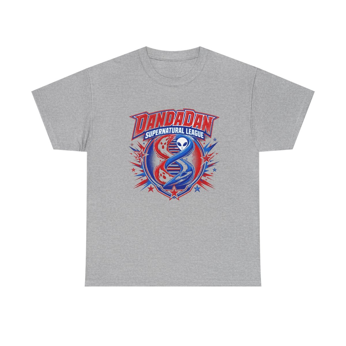 Dandadan "Dandadan Supernatural League" Unisex Tee - alternate angle 2, merchandise