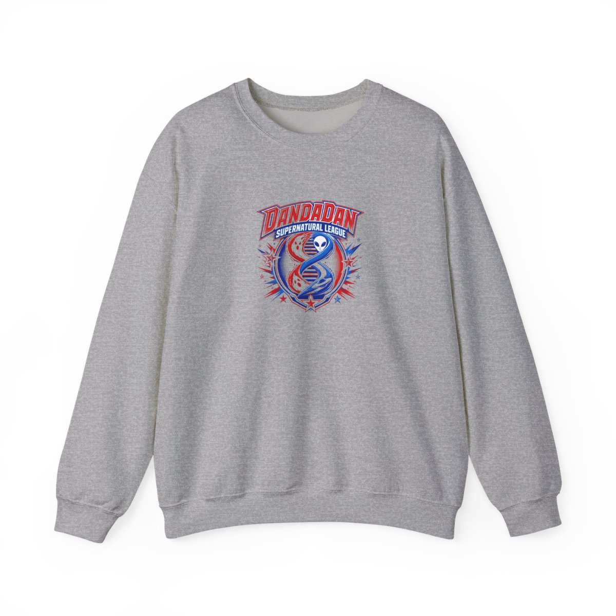 Dandadan "Dandadan Supernatural League" Crewneck - Dandadan official Sweatshirts merch