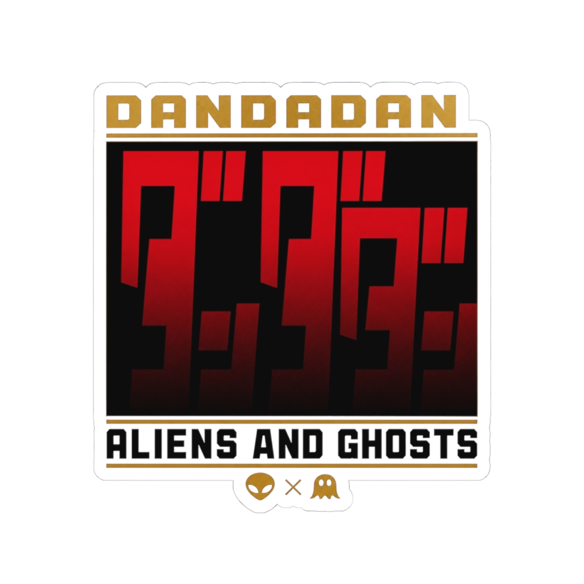 Dandadan "Aliens and Ghosts" Sticker