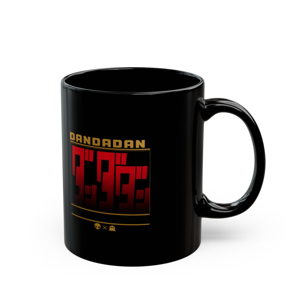 Dandadan "Aliens and Ghosts" Black Mug