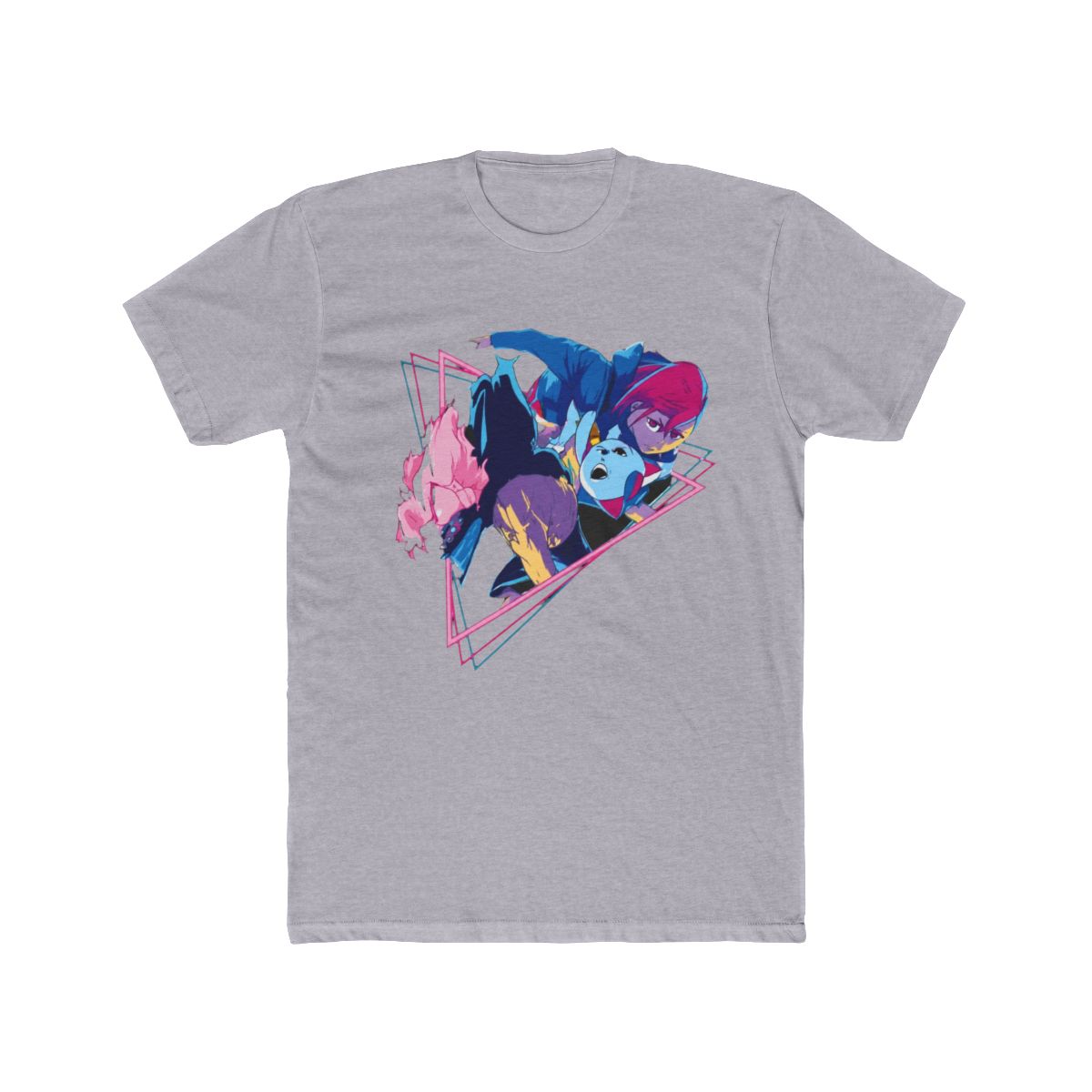Dandadan - Okarun and Momo Retro Style T-Shirt - alternate angle 4, merchandise