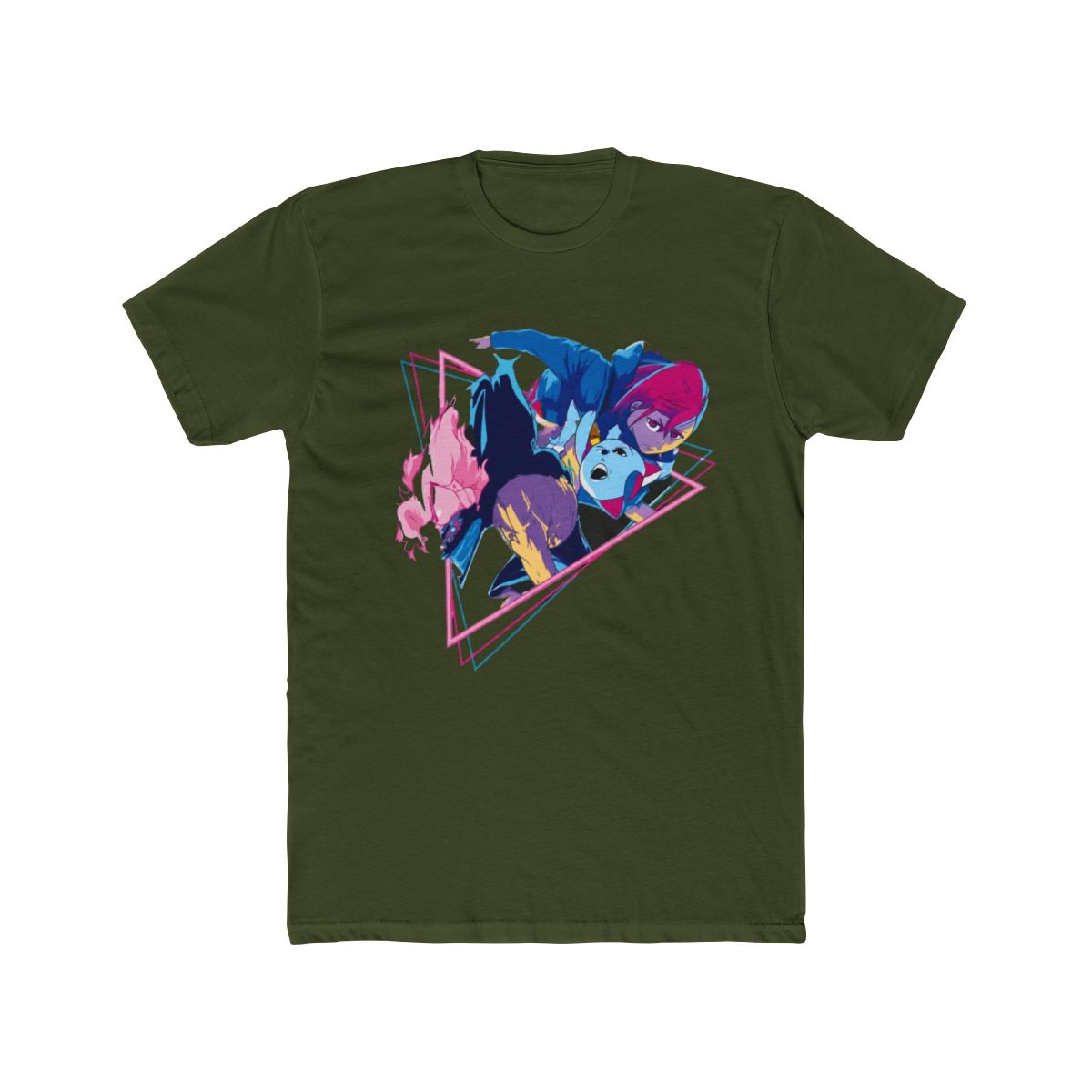 Dandadan - Okarun and Momo Retro Style T-Shirt - alternate angle 5, merchandise