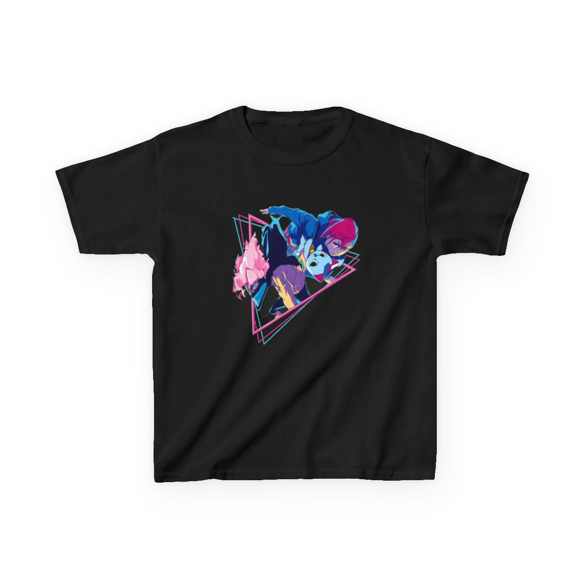 Dandadan - Okarun and Momo Retro Style Kids T-Shirt - alternate angle 2, merchandise