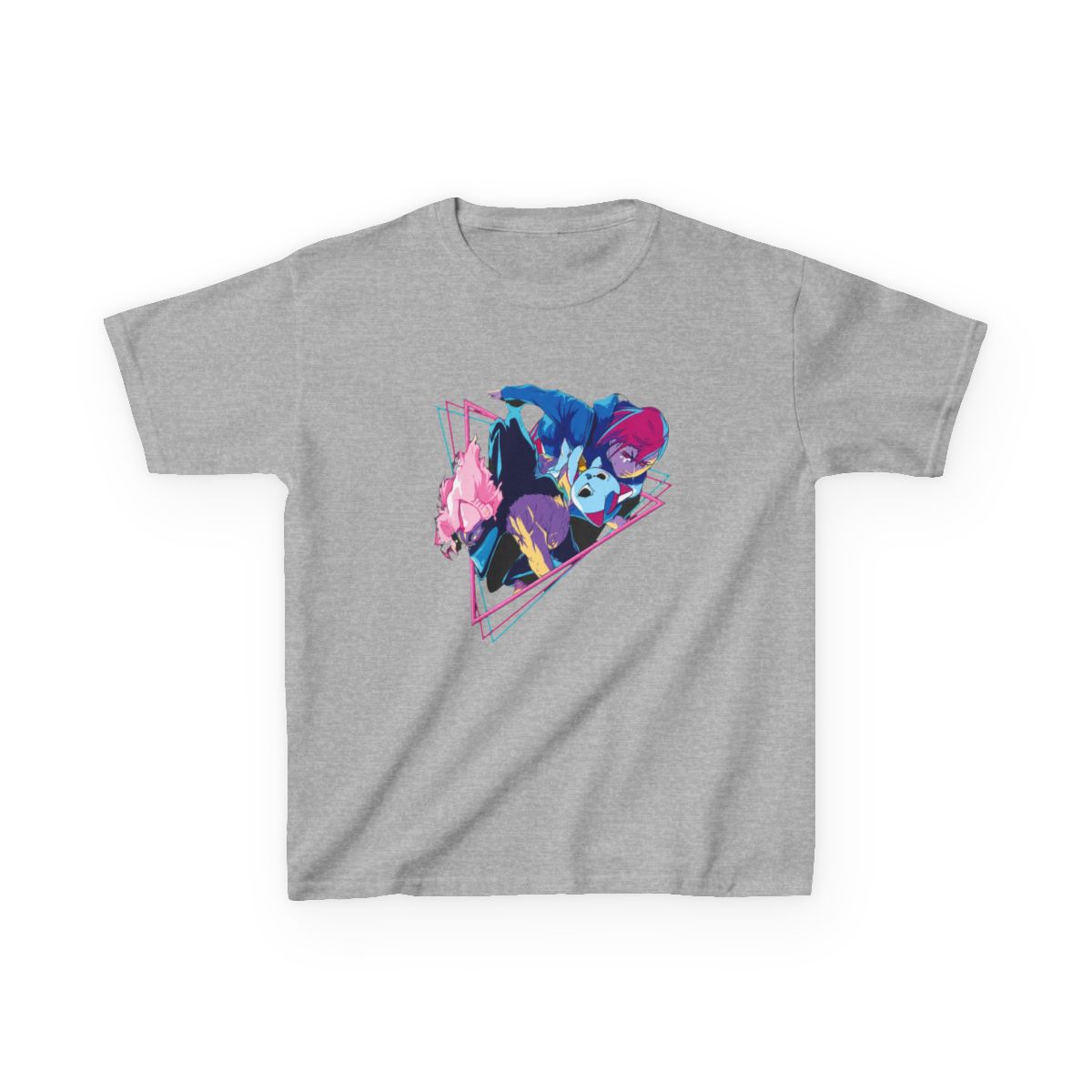 Dandadan - Okarun and Momo Retro Style Kids T-Shirt - alternate angle 3, merchandise