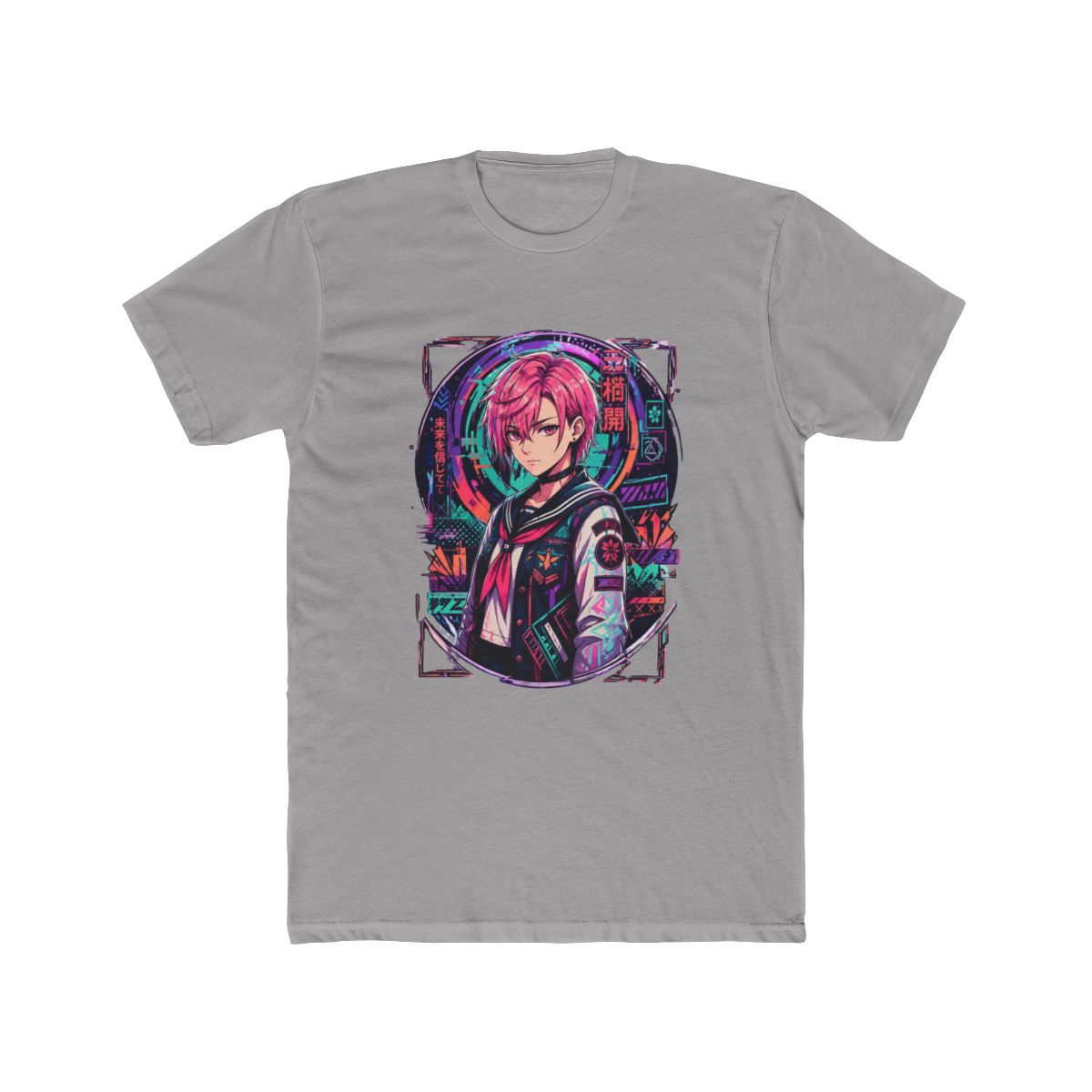 Momo Ayase Dandadan Pink Hair Psychic Medium Portr T Shirt