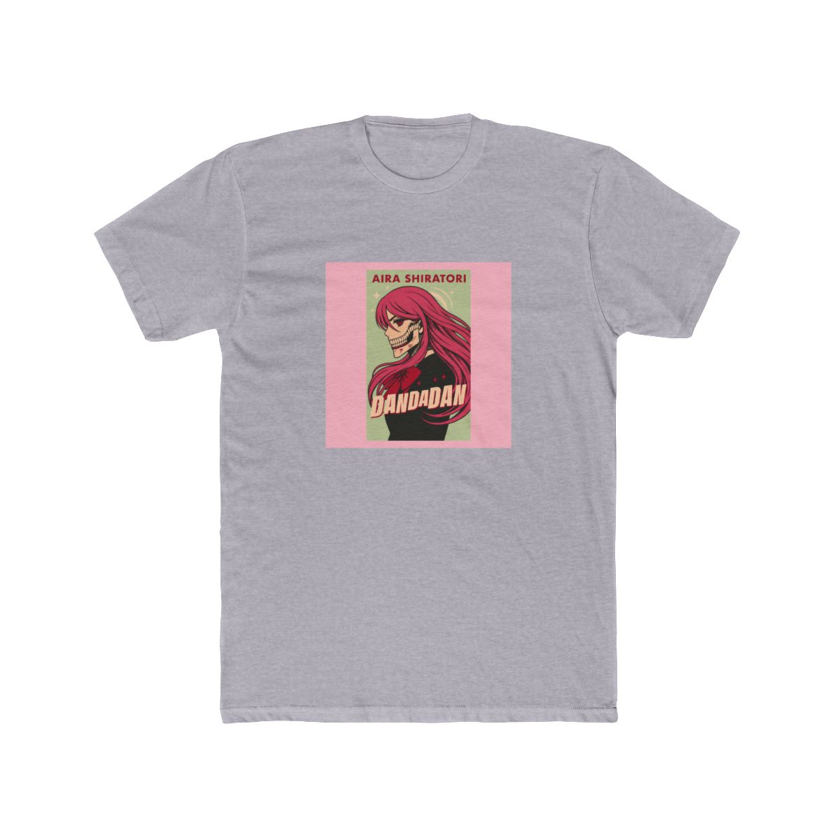 Premium Black & Pink Dandadan T Shirt - alternate angle 3, merchandise