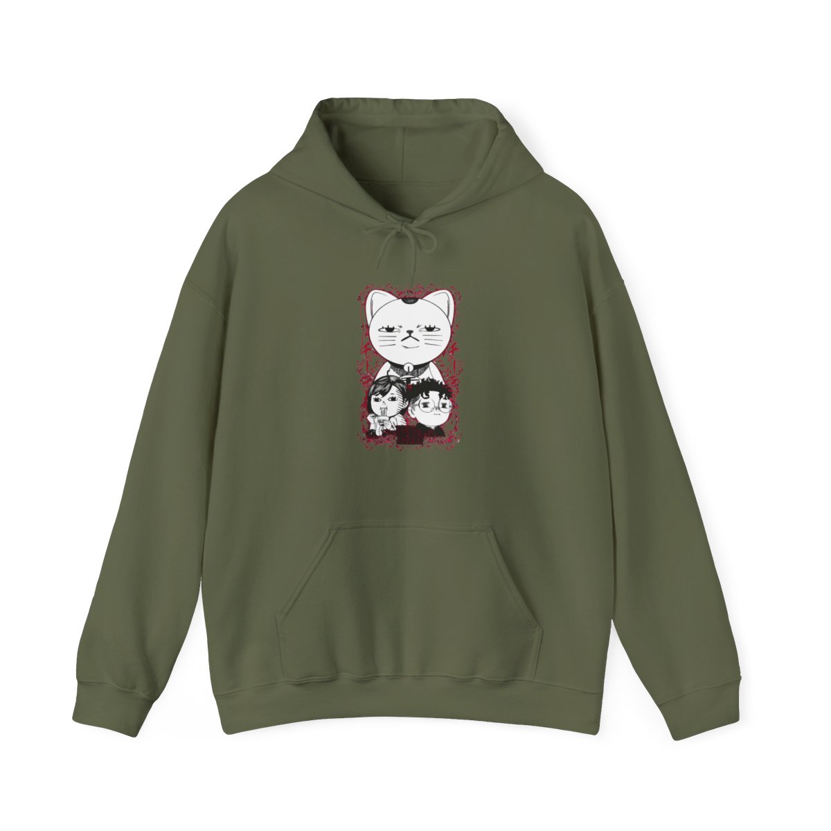 Dandadan Turbo Granny Hoodie Lucky Cat Anime Jumper - alternate angle 4, merchandise